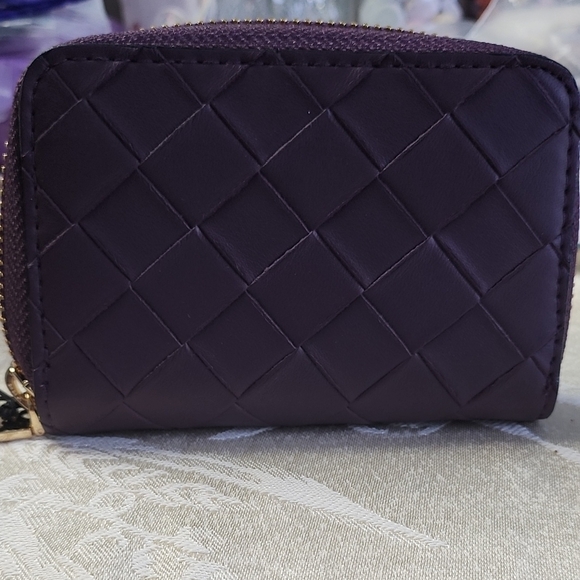 Victoria's Secret Purple Quilted Wallet! - Picture 2 of 2